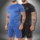 Kit 2 Bermudas Masculinas Academia  + 2 Camisetas Esportiva