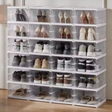 Caixa De Sapato Dobrável Armazenamento Transparentes