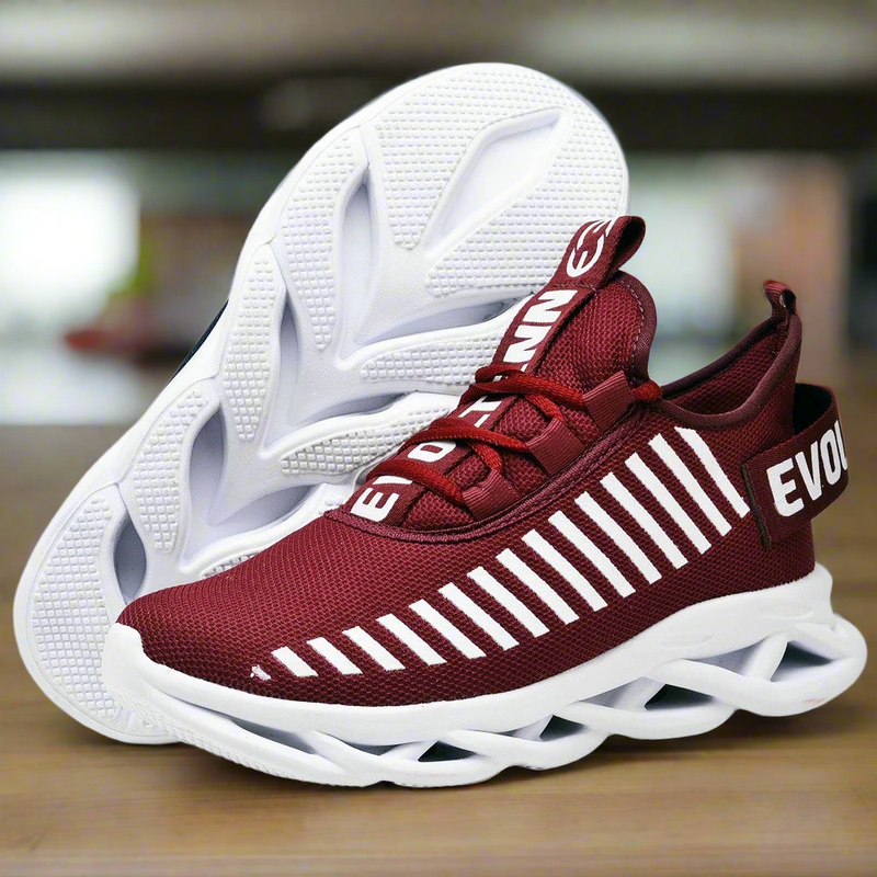 🔥Tênis Para Caminhada Feminino Academia Trança Confortável Leve Novidade  BORDÔ🔥