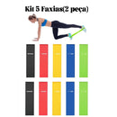 🔥Faixas Elásticas MAXFIT Para Exercícios Multifuncional Yoga Fisioterapia e Treino 🔥 Com Guia de exercícios incluso 🎁