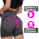 🔥Short Academia Fitness Bermuda Feminino Cintura Alta 🔥 Modela Levanta Bumbum 🚀
