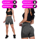 🔥Short Academia Fitness Bermuda Feminino Cintura Alta 🔥 Modela Levanta Bumbum 🚀