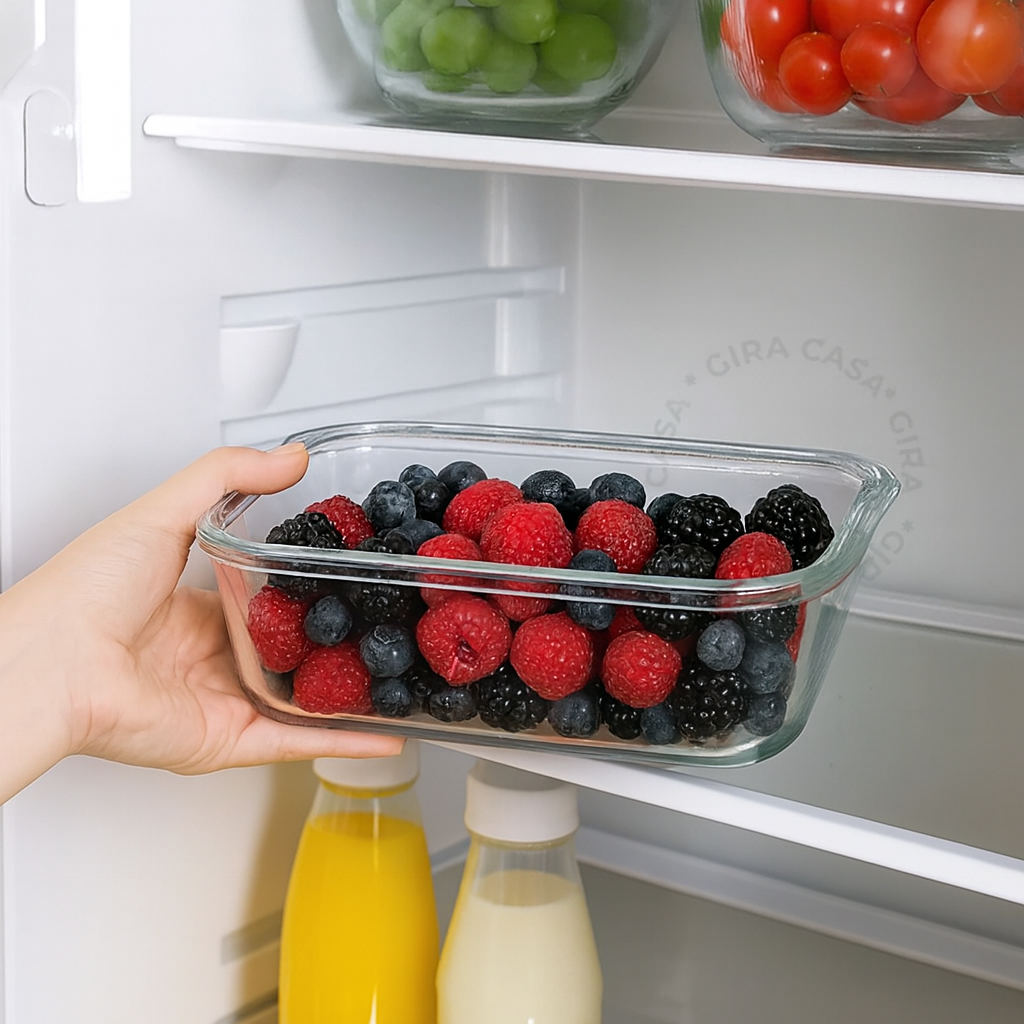 GlassFit – Potes de Vidro com Vedação Premium 370ml - Preço Promocional