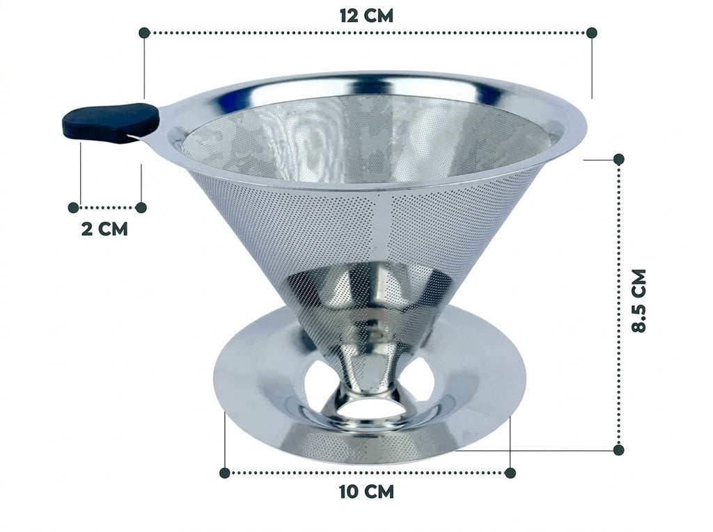 Filtro Coador de Café Reutilizável em Aço Inox Tamanho 103 COARÊ 304 — UM NOVO GEITO DE COAR