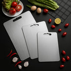 Tábua de Cozinha Titanium - Antibacteriana e Antisujeira Tamanho G especial (46x30cm)