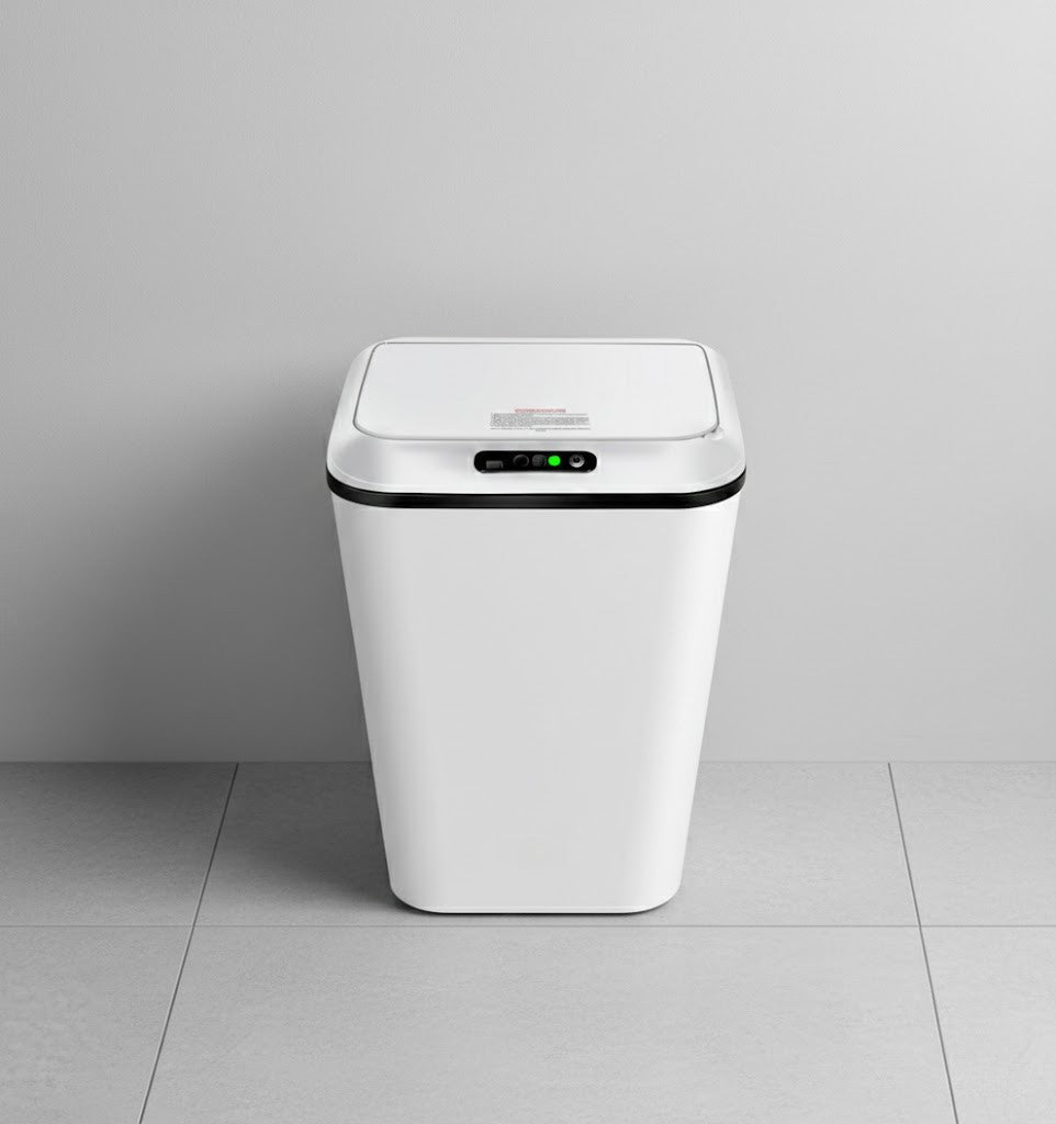 Lixeira Automática com Sensor, 16L, USB, Sem Toque – CleanTouch