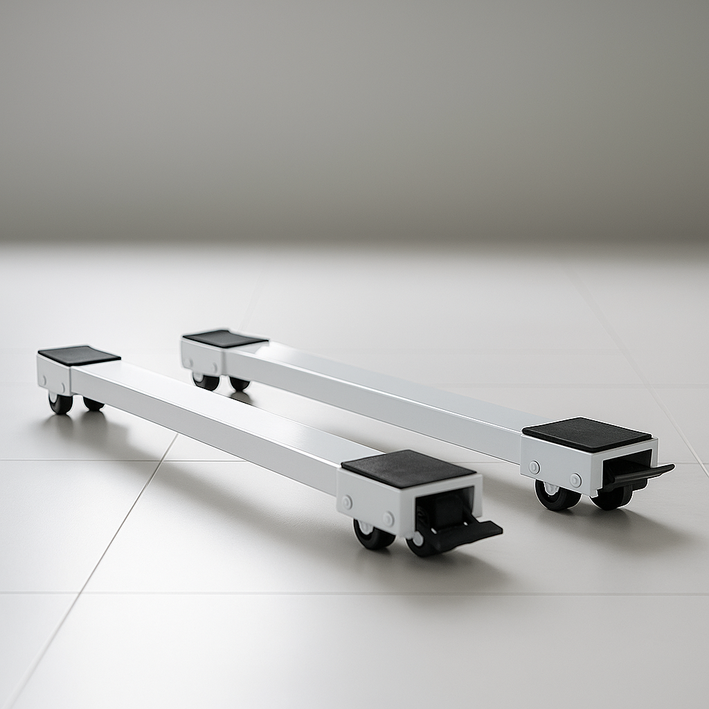 Suporte Ajustável com Freio para Máquina de Lavar e Geladeira – PowerBase 300