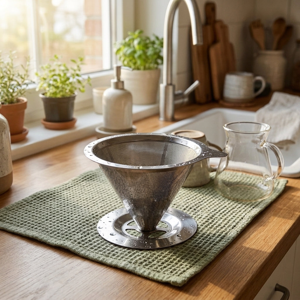 Filtro Coador de Café Reutilizável em Aço Inox Tamanho 103 COARÊ 304 — UM NOVO GEITO DE COAR