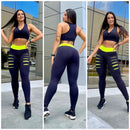 Conjunto calça legging mais top  detonado treino