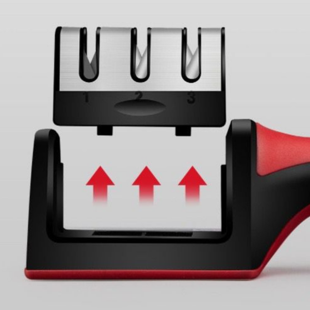 Amolador de Facas Inox 3 Estágios Profissional Premium