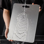 Tábua de Cozinha Titanium - Antibacteriana e Antisujeira Tamanho G especial (46x30cm)
