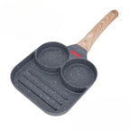 Frigideira Antiaderente 3 ou 4 Divisórias Prática e Elegante