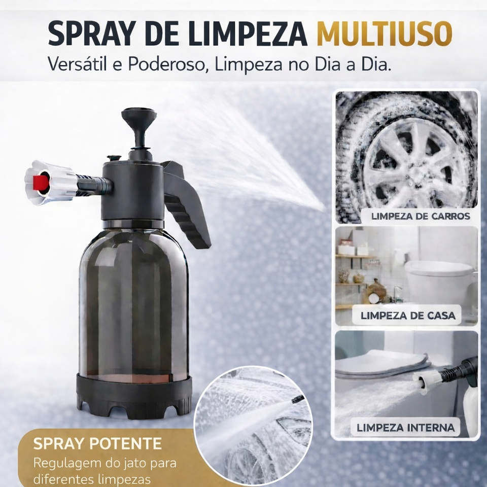 🔥 Promoção - Pulverizador de Espuma Snow Foam 2L PowerJet™ - Edição Premium com 48% OFF
