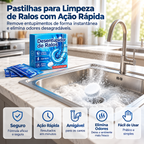 Comprimidos Desentupidores de Ralos – Elimine Entupimentos e Maus Odores Rapidamente
