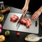 Tábua de Cozinha Titanium - Antibacteriana e Antisujeira Tamanho G especial (46x30cm)
