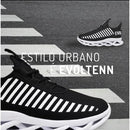 Tênis Para Caminhada Feminino Academia Trança Confortável Leve Novidade