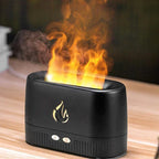 Difusor de Aromaterapia 2 em 1 FlameAroma – Umidificador com Efeito de Chama (200ml)