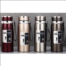 Garrafa 800ml ou 1000ml Inox Térmica Com Infusor, De Água Café, Com Alça.