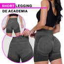 🔥Short Academia Fitness Bermuda Feminino Cintura Alta 🔥 Modela Levanta Bumbum 🚀