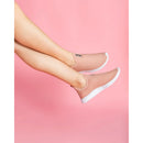 Tênis Meia Feminino Botinha Ortopédico Esportivo NUDE Slip On Casual confortável