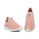 Tênis Meia Feminino Botinha Ortopédico Esportivo NUDE Slip On Casual confortável
