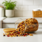 Kit Potes de vidro com tampa de bambu hermética - EcoGlass + Brinde!!!!!