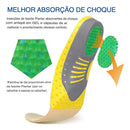 Palmilha Ortopédica Fascite Pé Chato Esporão Gel Esportiva