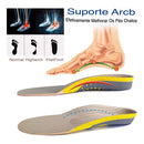 Palmilha Ortopédica Fascite Pé Chato Esporão Gel Esportiva